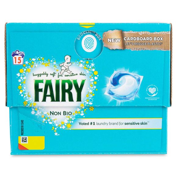 Fairy Non Bio Pods® Washing Liquid Capsules 15 Pack